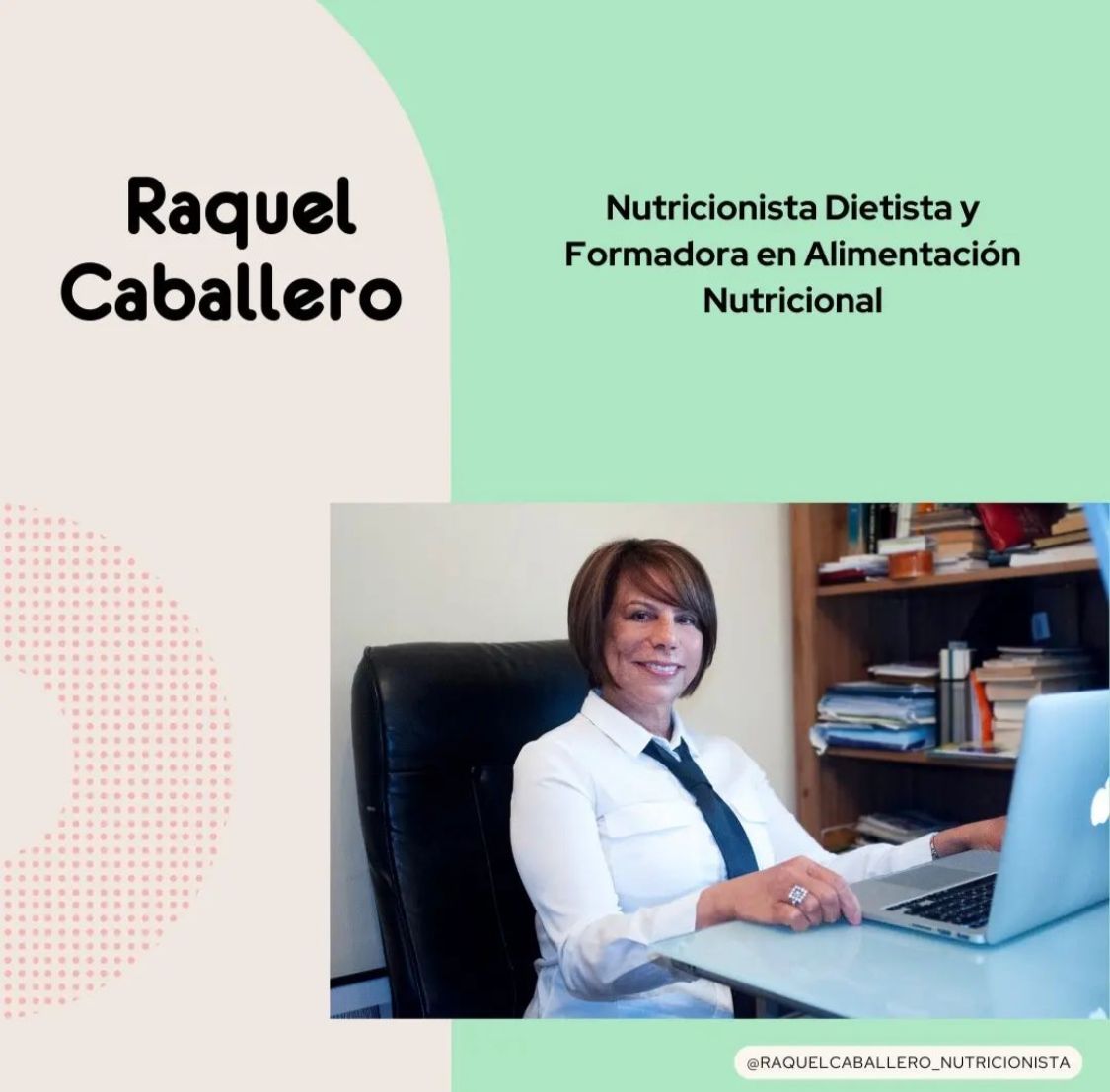 Raquel Caballero nutricion y educacion